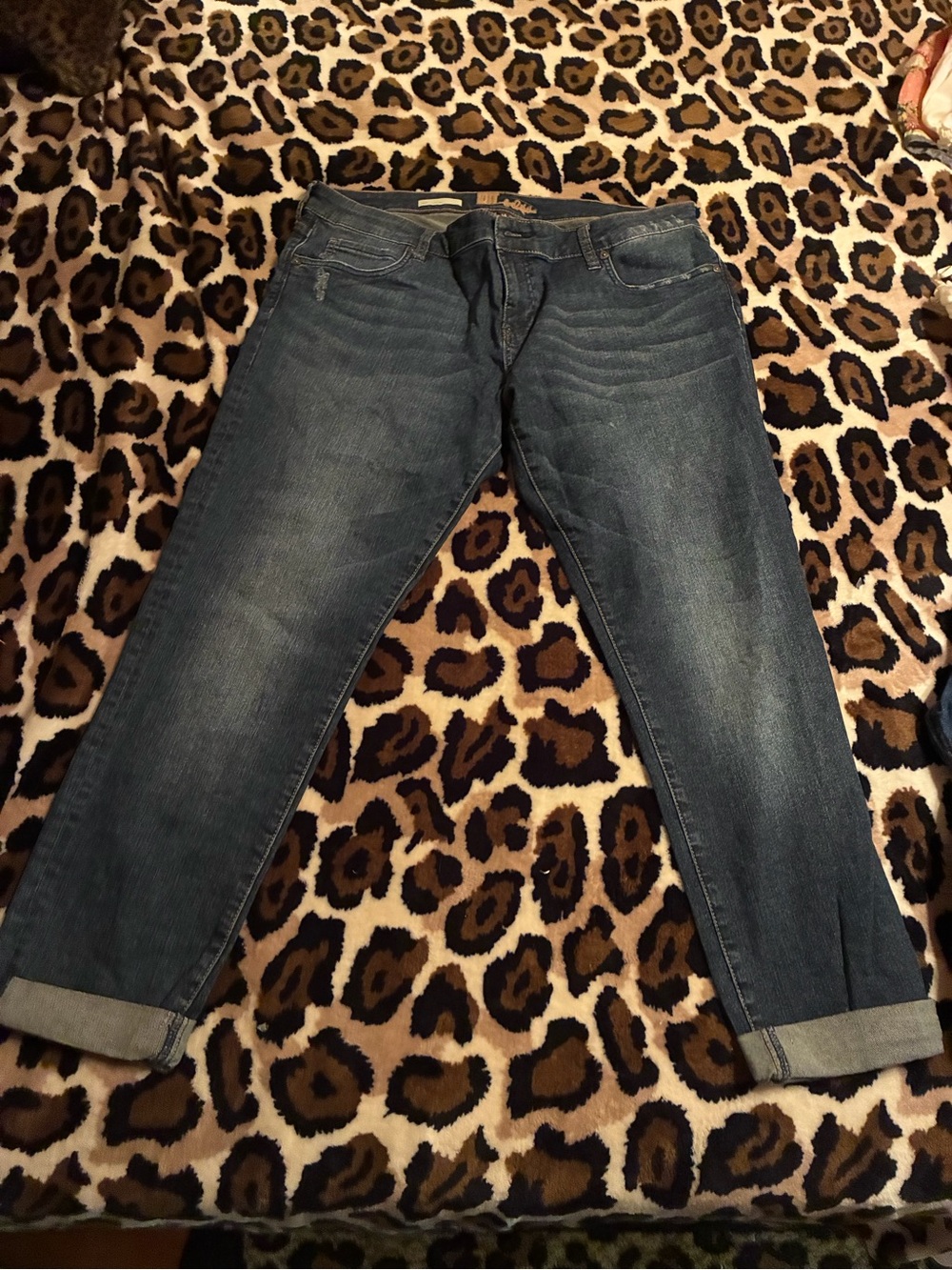 Kut from the Kloth Blue Rolled Cuff Jeans